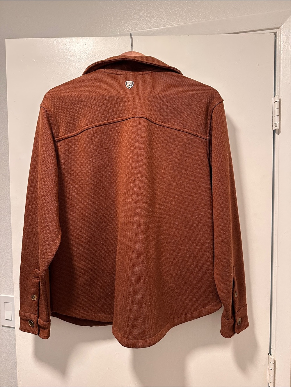 Kuhl Women's Fleece lined Shirt Jacket in Rust - Picture 3 of 3